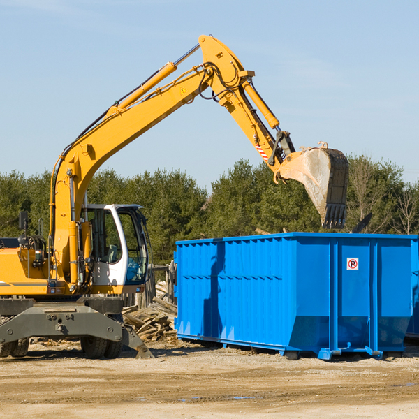 are there any restrictions on where a residential dumpster can be placed in Happy Kentucky